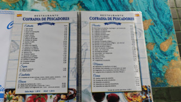 Hafenrestaurant Arguineguin menu