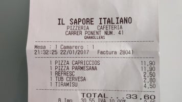 Il Sapore Italiano inside