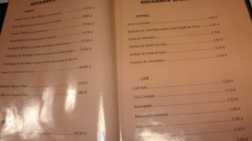 El Cochino Negro menu
