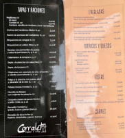 El Corralet menu