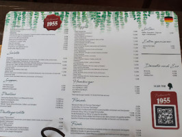 1955 menu