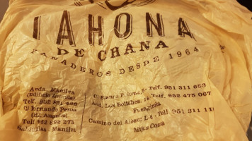Tahona De Chana food