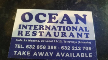 Ocean International food