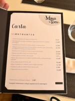 Masia La Torre menu