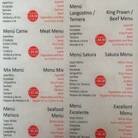 Sakura menu