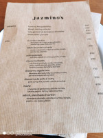 Jazmino's menu