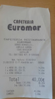 Cafeteria Eurosol menu