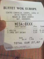 Buffet Wok Europe food