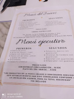 Cerveceria Cruz Blanca Valencia menu