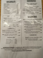 Cafeteria Elibissa menu