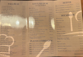 La Qchara De Pachi menu