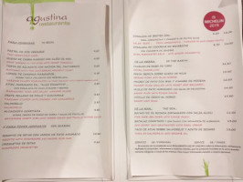 Agustina menu