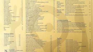 La Tortillita menu