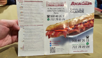 Bocadillon De Jamon inside