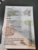 Estebanez menu