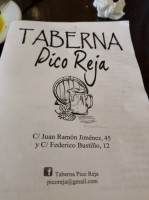 Taberna Pico Reja food