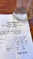 Cafe Berlin Barcelona food
