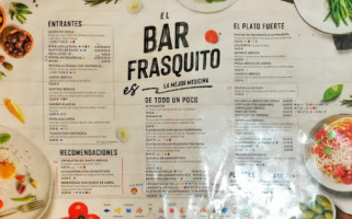 Frasquito menu