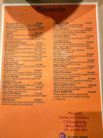 Pizzaiolo menu