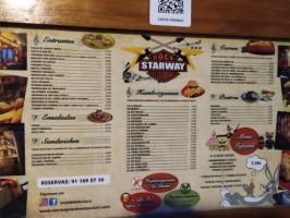 Starway Rock menu