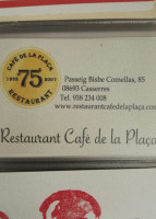 Cafe De La Placa food
