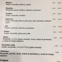 Pizzeria L'antica Romagna menu
