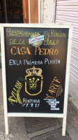 El Rincon De La Plaza Casa Pedro food