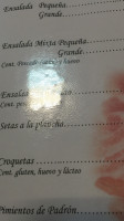 Churrasco Rubianes menu