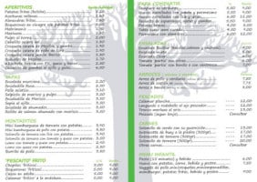 Baobar menu