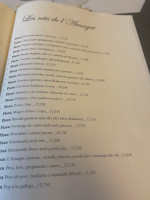 L'amagat menu