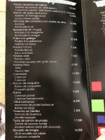Baztan Pintxos menu
