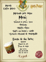 Mozaik Coffee Bakery menu
