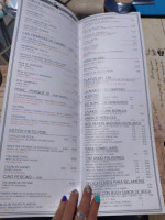 Cortijo El Cartero menu