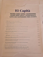 El Capita menu