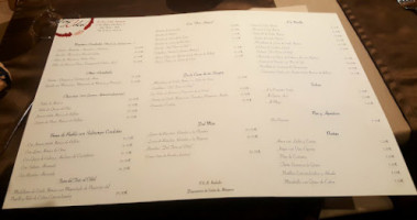 Del Tinto Al Odiel menu