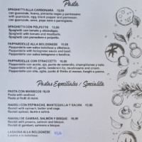 La Piazzetta Brasserie menu