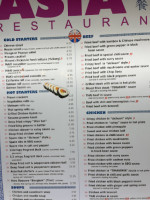 Asia Buen Gusto menu