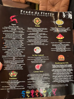 Prado De Flores menu