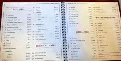 Can Joan De S'aigo (avenidas) menu