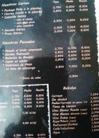El Caminante Andaluz menu
