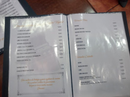 Bar Alegre menu