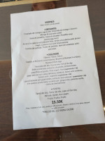 Boccalino menu