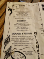 Del Circo De Las Tapas menu