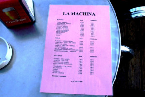 Cafe La Machina (cerrado) food