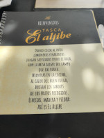 Tasca El Aljibe menu