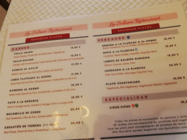 La Solana menu