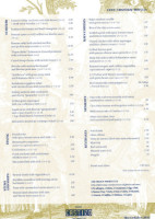 Castizo menu