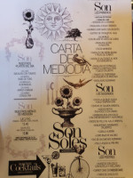 Sonsoles menu