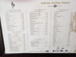 Cafe El Tamboril menu