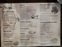 La Tramoia menu